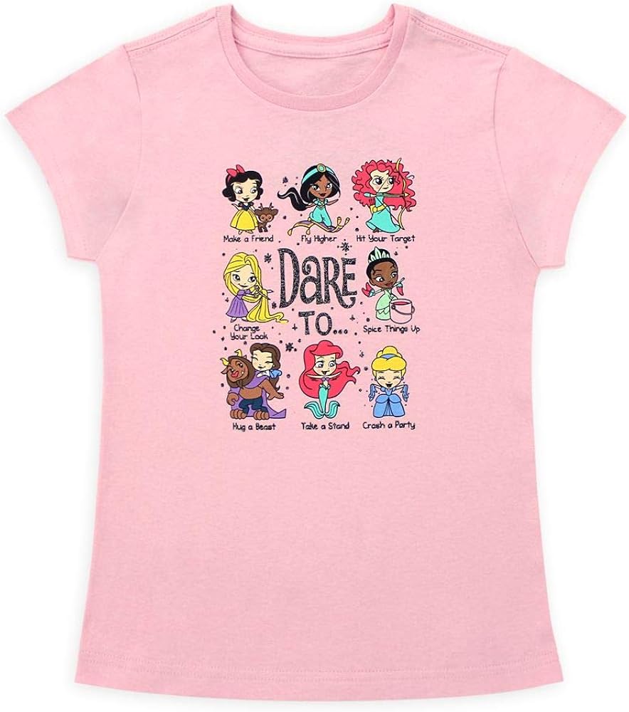 Disney Princess Novelty TShirt for Girls, Size S (5/6) Amazon.co.uk