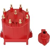 MSD 8406 Distributor Cap and Rotor Red