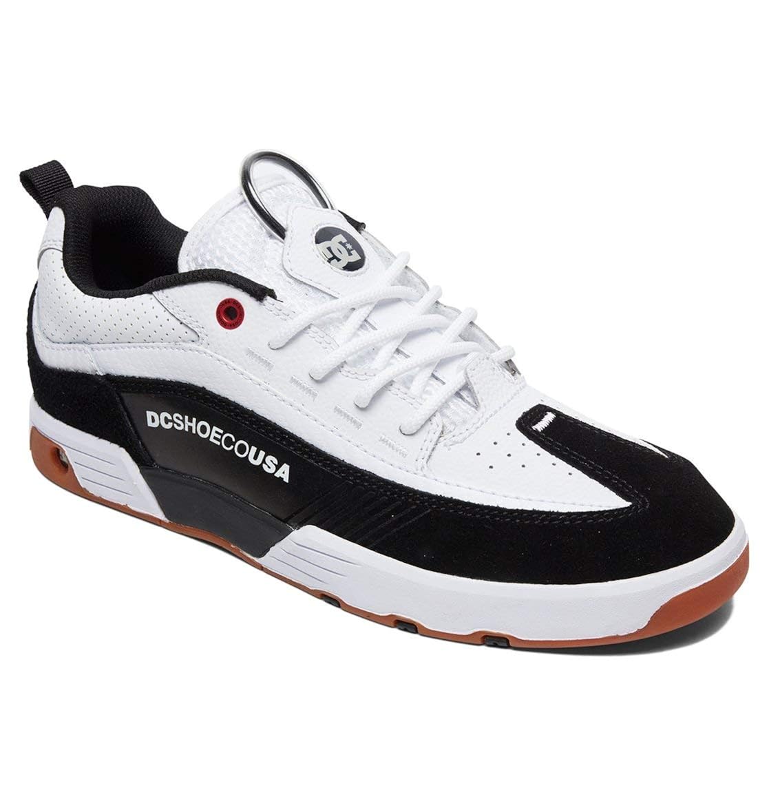 Skate S Slim 98 Legacy Mens Shoes DC Shoes 10.5 Red/B