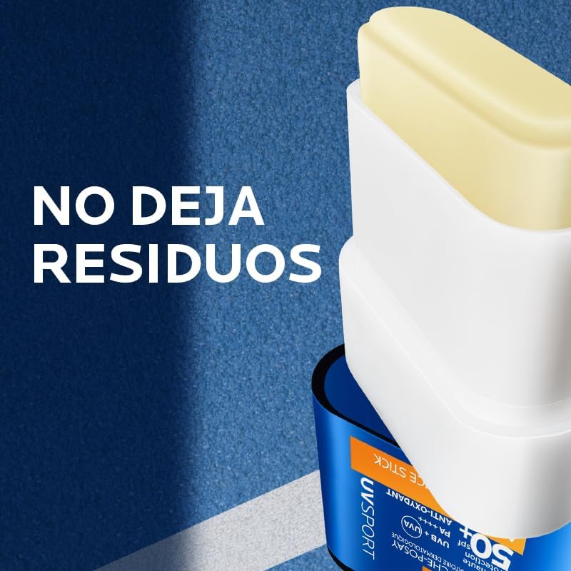 La Roche Posay Anthelios UVSPORT pro-Resistance Stick SPF50+, com Mexoryl400 e vitamina E, todos os tipos e tons de pele, 10ml