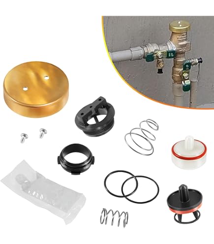 Watts 0887171 Vacuum Breaker Repair Kit – RK 188A/288A/388 T, Includes Disc Assembly & Bonnet O-Ring, 1/2”