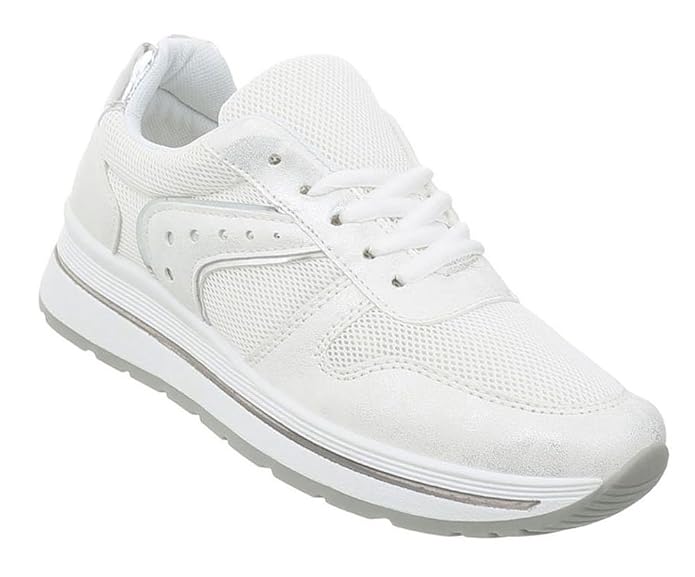 Stilvolle Turnschuhe Weiss Damen Ebenbild