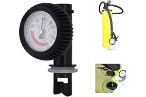 Manometer Pumpe Kajak,Kayak Barometer,Nylon Inflatable Boat Air Pressure Gauge Barometer for Kayak Raft Air Pressure Gauge fo
