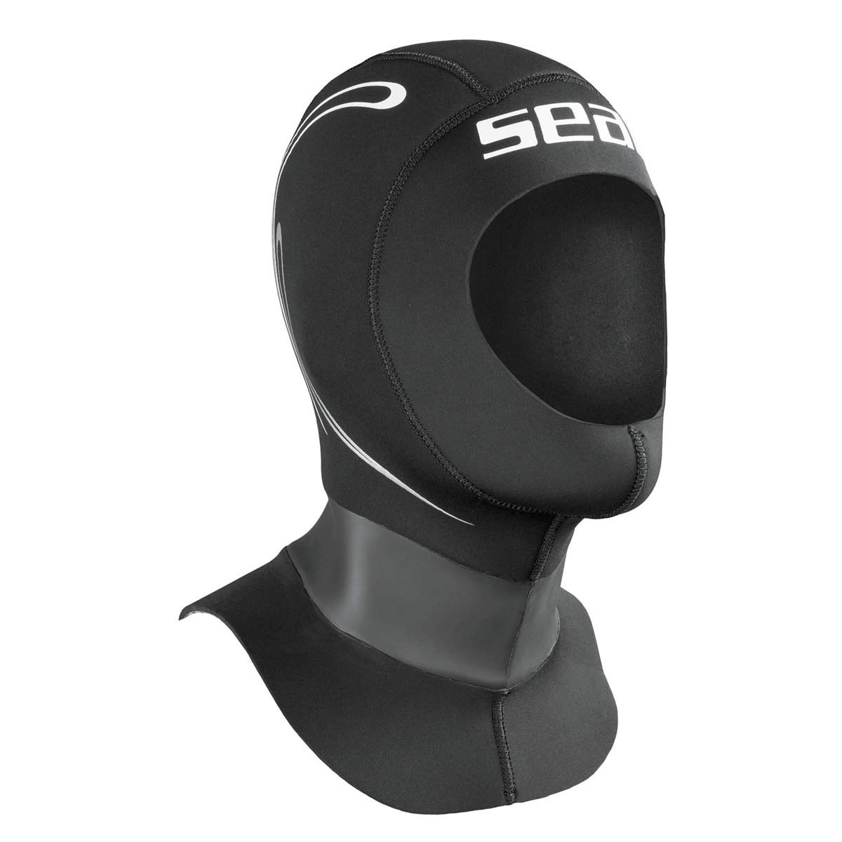 SEAC Unisex's Tekno Hood, Black, X Small