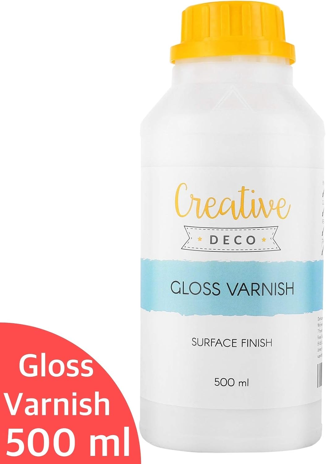 Creative Deco Acrylic Gloss Varnish, 500 ml