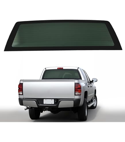 Privacy Heated Stationary Back Window Glass Replacement For Chevrolet Silverado & GMC Sierra 1500/2500/3500 (2014-2019+)