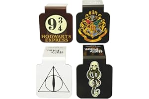 Ata-Boy Harry Potter Assortment #1 Set of 4 1" Magnetic Page-Top Bookmarks