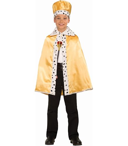 Forum Novelties King Robe & Crown Costume Set - Purple, One Size Fits Most