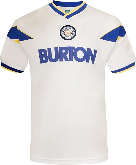 Leeds United AFC Official Football Gift Mens 1986 Retro Home Kit Shirt XXL Amazon.co.uk Clothing