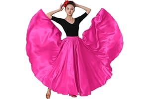 SANCAN Womens Full Ankle Length Retro Long Maxi Tea Skirt for Dance Halloween Costume Party Cosplay Renaissance Festival Faire