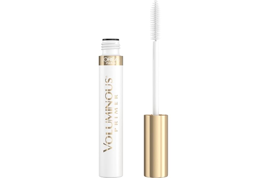 L’Oreal Paris Voluminous Lash Boosting Conditioning Primer Mascara, White Primer, 0.24 Fl Oz., 1 Count