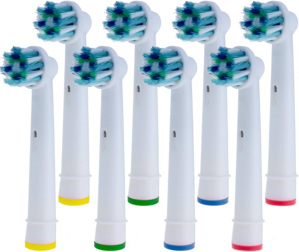 Oral B Replacement Brush Heads Pk of 8 Generic Crossaction Oralb Braun