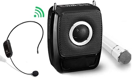 microphone with speaker attached