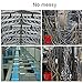 AUSTOR 700 Pieces Zip Ties White Nylon Cable Zip Ties Self Locking Cable Ties in 4/6/ 8/10/ 12 Inches for Home Office Garage and Workshop
