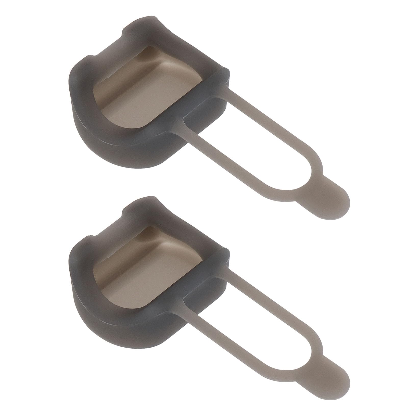 VGOL 2pcs Bike Speed Indicator Silicone Case Bicycle Cadence Speed Protective Cover Compatible with Garmin Speed Sensor 2 Grey