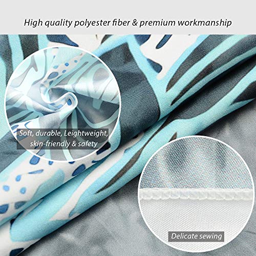 Tapestry Wall Hanging, MDShun Teal Mandala Wall Tapestries Indian Hippie Bohemian Tapestry Wall Mural Home Décor for Bedroom Living Room Decorations 82.7x59.1 Inches