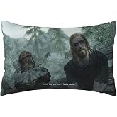 Generic Pillowcase Double-Sided Printing Couch Cushion Pillow Cover for Home Decor 20 x 30 Inch, White2