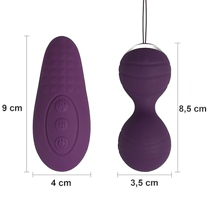 MY6TOY Liebeskugeln mit Fernbedienung kabellos I 10 Vibrationsstufen I Liebeskugeln Beckenboden Training I Bullet Vibratoren 