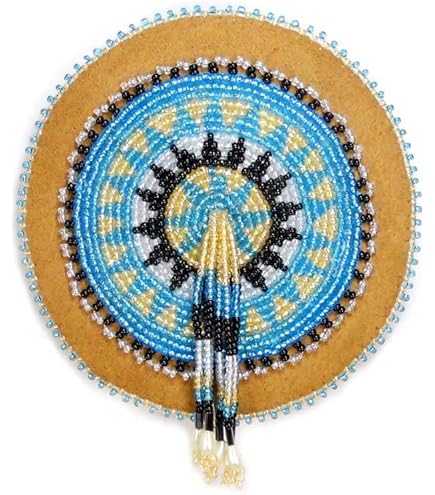 Lavivia Beaded Hair Clip/Barrette. Native American Style Handmade