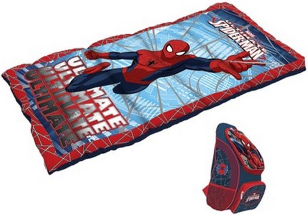 Amazoncom License Marvel Spiderman Backpack And Sleeping Bag Store Exclusive By Exxel Outdoors Toys Games