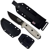 ESEE Knives 3MIL Fixed Blade Knife w/Molded Sheath &amp; MOLLE Back