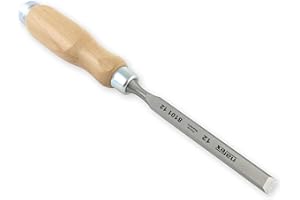 Narex Czech Steel Profi Professional Woodworking Cabinetmakers Chisel with European Beech Wood Handle Sizes from 3 mm to 50 mm (12 mm - 1/2")