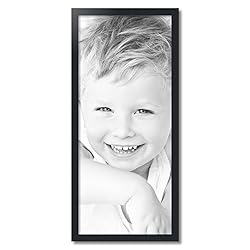ArtToFrames 16x37 Inch Black Picture Frame, This