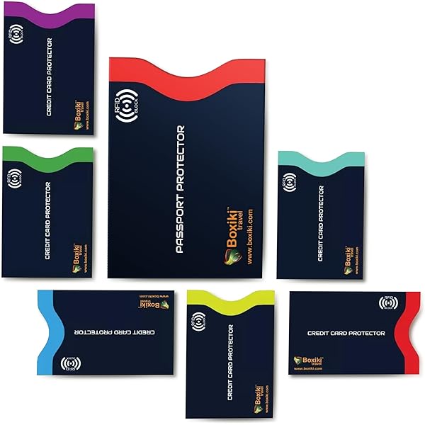 Credit Card RFID Blocker Sleeves 6x RFID NFC Protective Sleeves Soft, Slim, Choose Colors, TV Certified Stocking Stuffers' For Men Credit Card RFID Blocker Sleeves 6x RFID NFC Protective Sleeves Soft, Slim, Choose Colors, TV Certified Stocking Stuffers' For Men