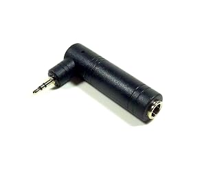 4" Audio Adapter Cable | 3.5mm Female To 1/4" Right Angle Male | Stereo, Cablesonline 3 thumbnail image