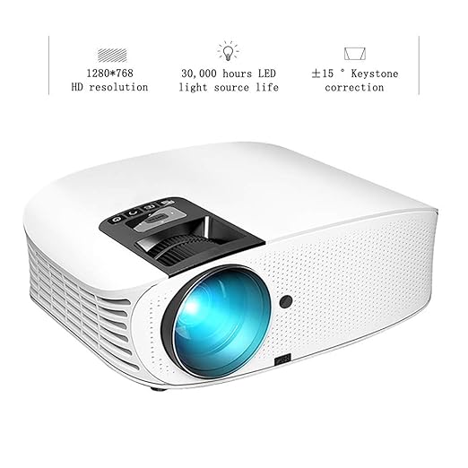 XRLTYY Proyector LED para el Hogar, Proyector de Video Portátil ...