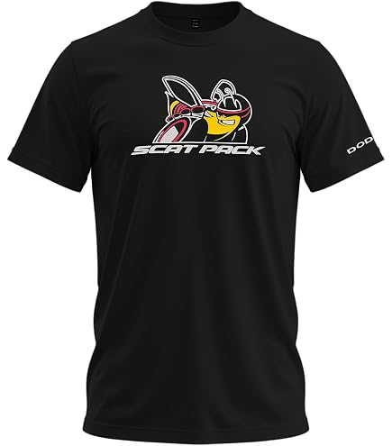 Wicked Metal Challenger Widebody Front Print, Muscle Car Shirt