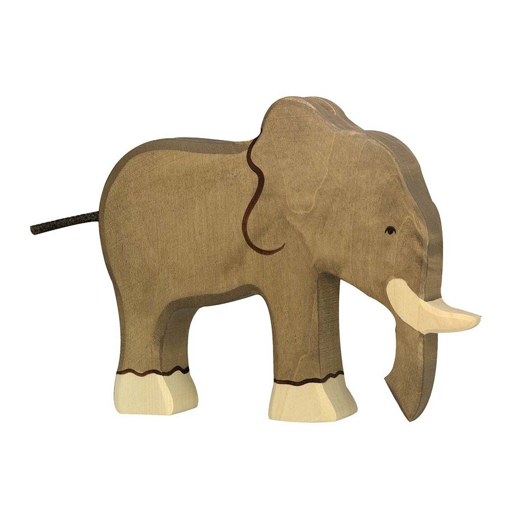Holztiger Elephant Wooden Figure