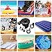 Electric Air Pump, Vocado Electric Pump, Portable Quick-Fill AC DC Inflator Deflator Pump with 3 Nozzles Included(AC 100-240V/DC 12V) for Air Mattress, Raft, Pool, Airbeds, Toy and Outdoor Camping