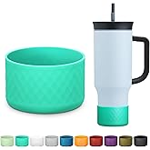 Beonsky Silicone Boot for Owala 40 oz Tumbler with Handle, Anti-Slip Protective Sleeve for Stainless Steel Triple Layer Insulated Travel Tumbler Accessories