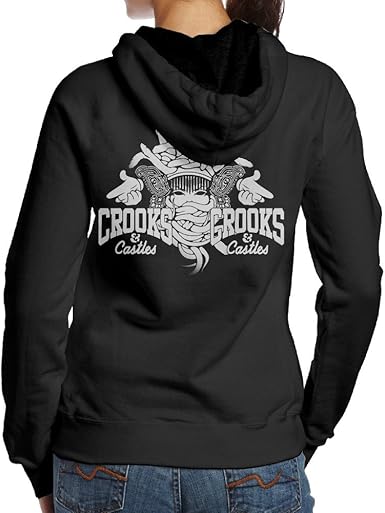 crooks and castles hoodie womens