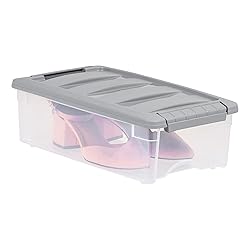 Amazon Basics Plastic Storage Containers with