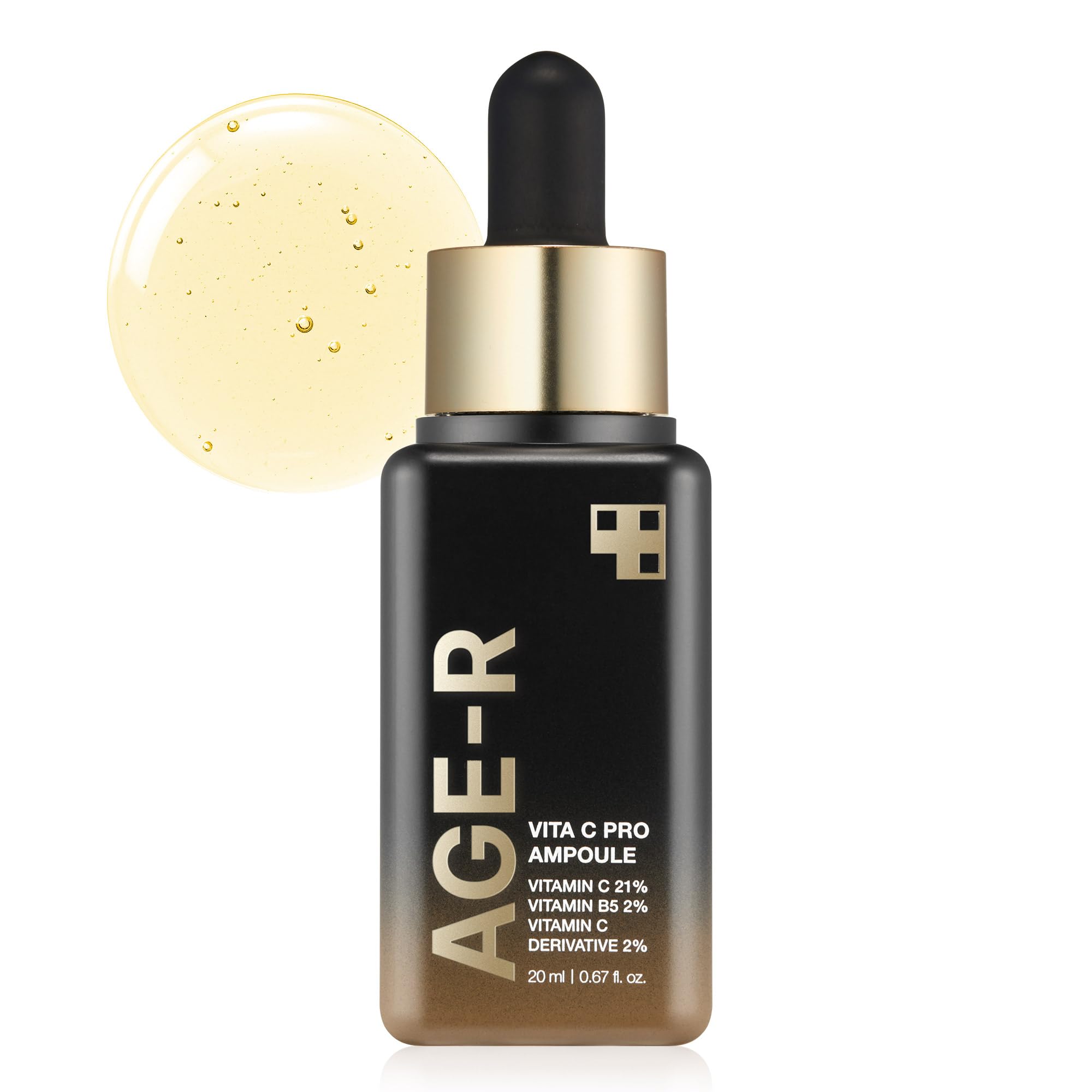 Photo 1 of Medicube Age-R Vita C Pro Ampoule -Vitamin C Serum for Pigmentation, Uneven Skin Tone, and Hydration - Boost Absorption and Radiance by up to 780% with Age-R Booster Pro