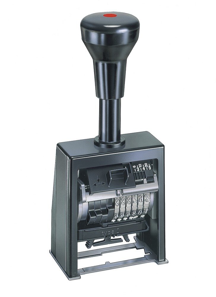 Reiner Auto Numberer B6-6 Wheel - 5.5mm print