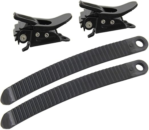 Amazon Co Jp Up100 1セットスノーボードスノーボードバインディングストラップインシステム用2ストラップ付き2ラチェットバックル ホーム キッチン