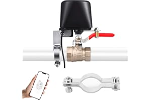 Owfeel WiFi Smart Valve, WiFi Control Water Valve Compatible with Alexa, Google and Application Program iOS/Android