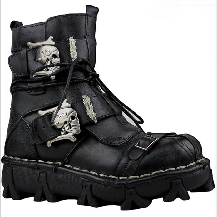 gothic motorcycle boots