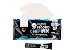 MagicEzy 9 Second Chip Fix - (Oyster White) - All-in-One Fiberglass Repair Filler for Boats and Fiberglass Gelcoat - Strong Marine Epoxy Putty - Lifetime Durability