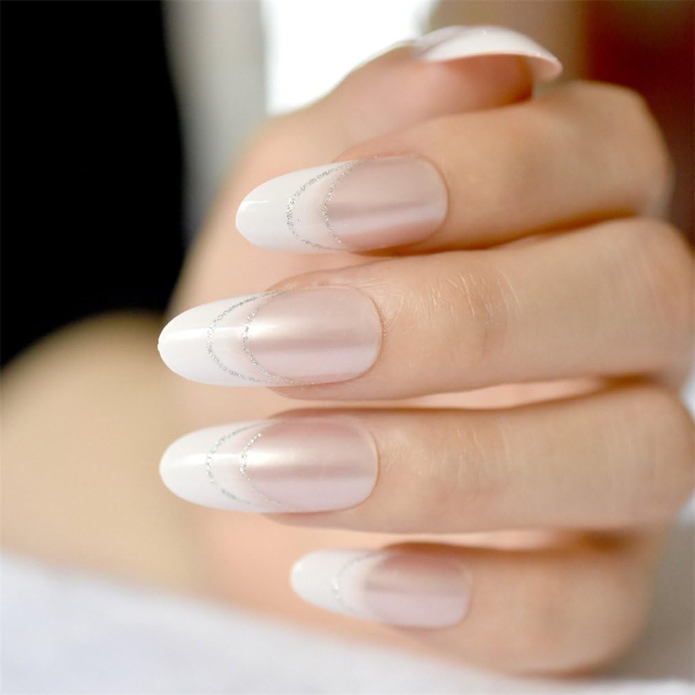 Extra Long Nails Bent Press On Nails Long Nails Including Glue Sticker Z788