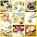 GP Life Lemon Zester Grater, Stainless Steel Citrus Lemon Zester Premium Metal Melon Baller Scoop,Apple Corer Set