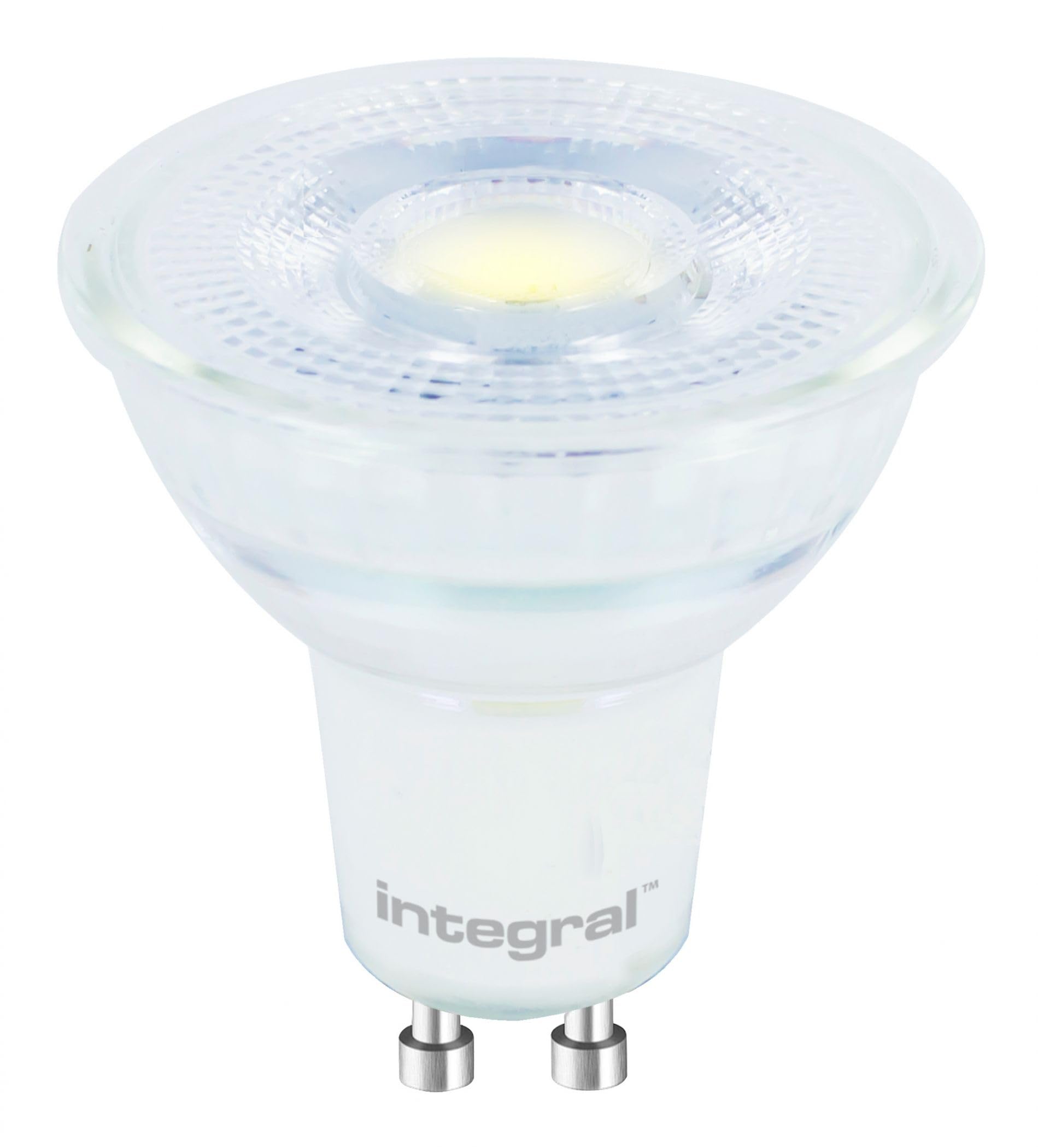 Integral LED GU10 Glass PAR16 5.6W (56W) 4000K 450lm Dimmable Lamp