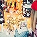 Coogam 135 PCS Christmas Decorations Snowflake Window Sticker Set of 5 Sheet DIY Window Cling - Removable Snow Decal for Mirror Glass Door Car Body Holiday Xmas