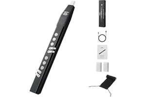 Eastar Digital Woodwind Electric Saxophone for Beginners, 27 Tones, Silent Practice, Hi-Fi Speaker, Adjustable Airflow, Reverb Effect, Rechargeable Battery, MIDI, BT Support, EDA-100