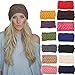 1PC Owill Women Knitted Headbands Winter Warm Head Wrap Wide Hair Accessories (Gray)