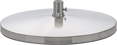 Daylight Slimline Desk Lamp Base Brushed Steel Freestanding Stand D35108 D35107