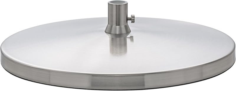 Daylight Slimline Desk Lamp Base Brushed Steel Freestanding Stand D35108 D35107